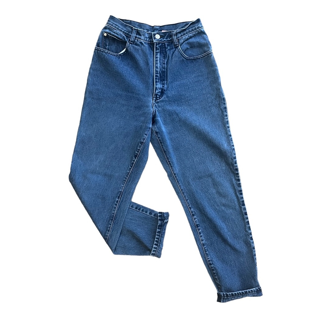 Vintage 1980s Gitano High Waisted Tapered Leg Denim Jeans